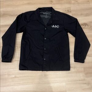 Men's Medium Alice in Chains Merchandise Black Lightweight Jacket